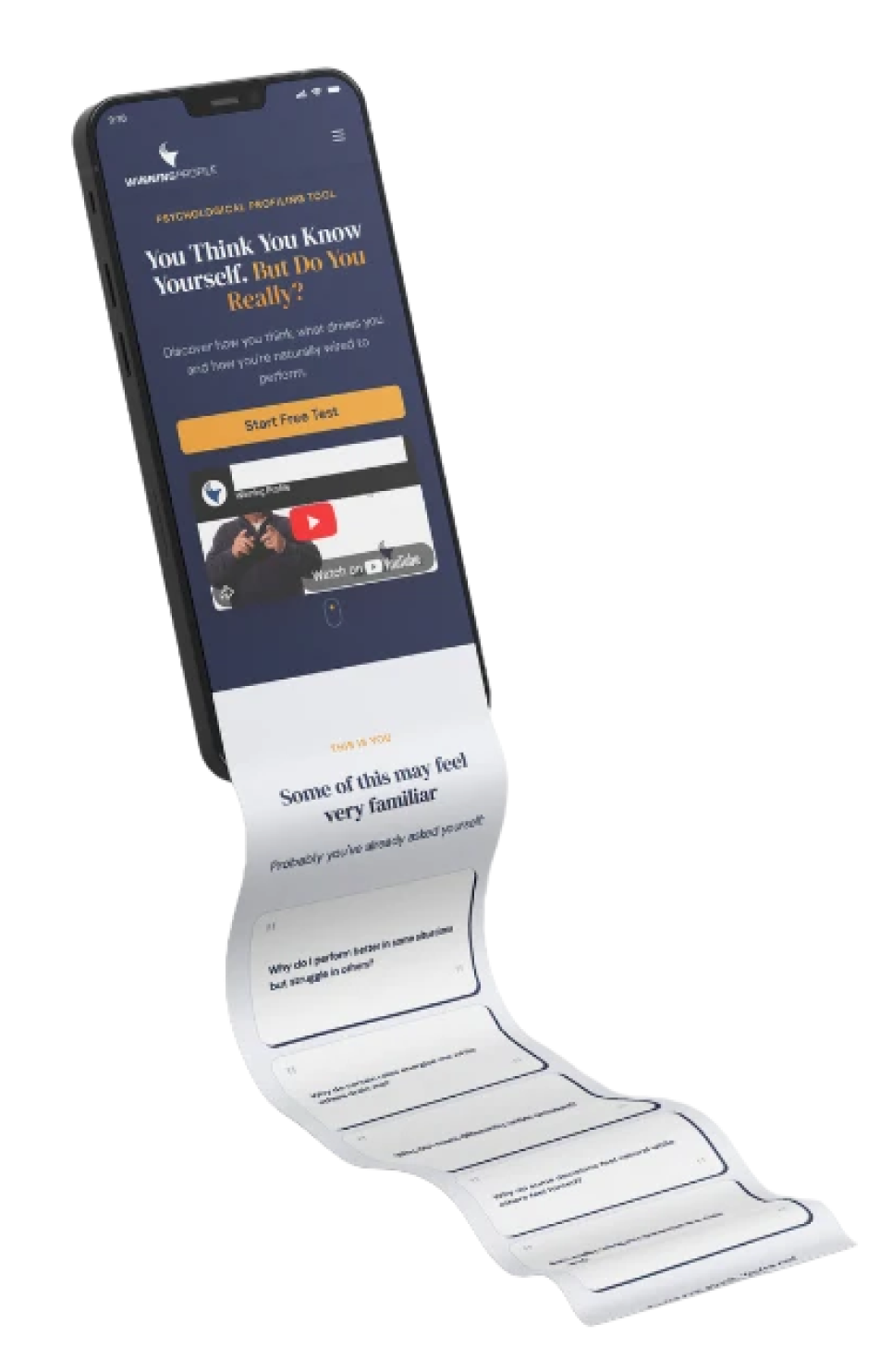 Mobile website placeholder