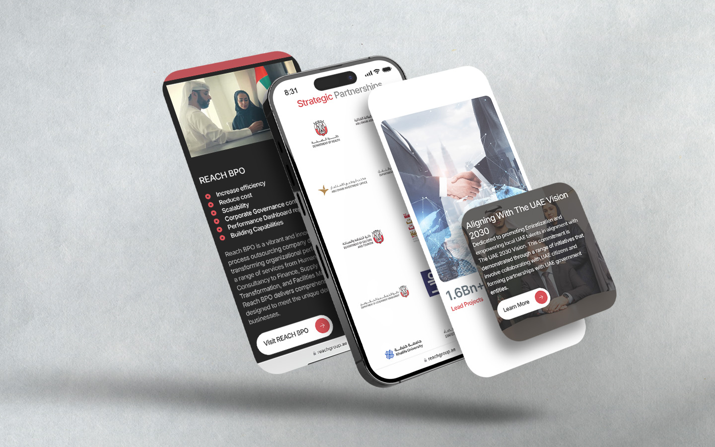 REACH Group Website Development gallery 2