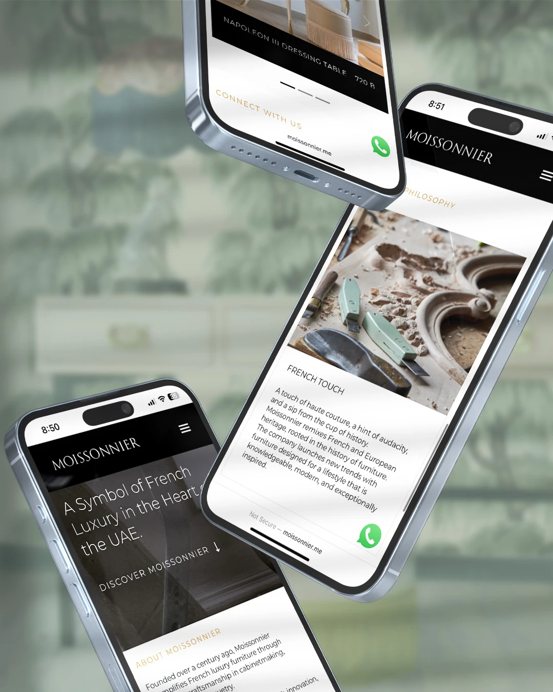 Moissonnier Landing Page Development gallery 4