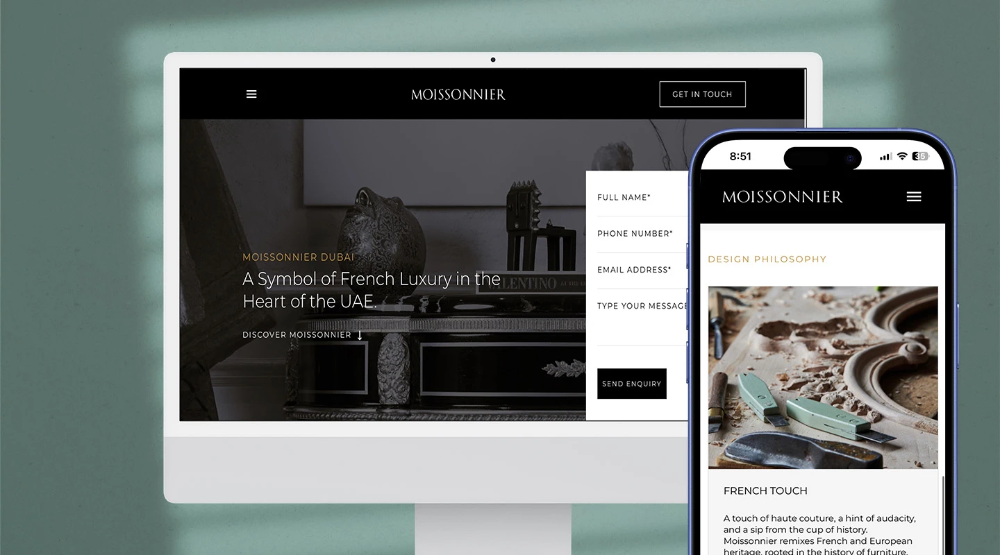 Moissonnier Landing Page Development gallery 3