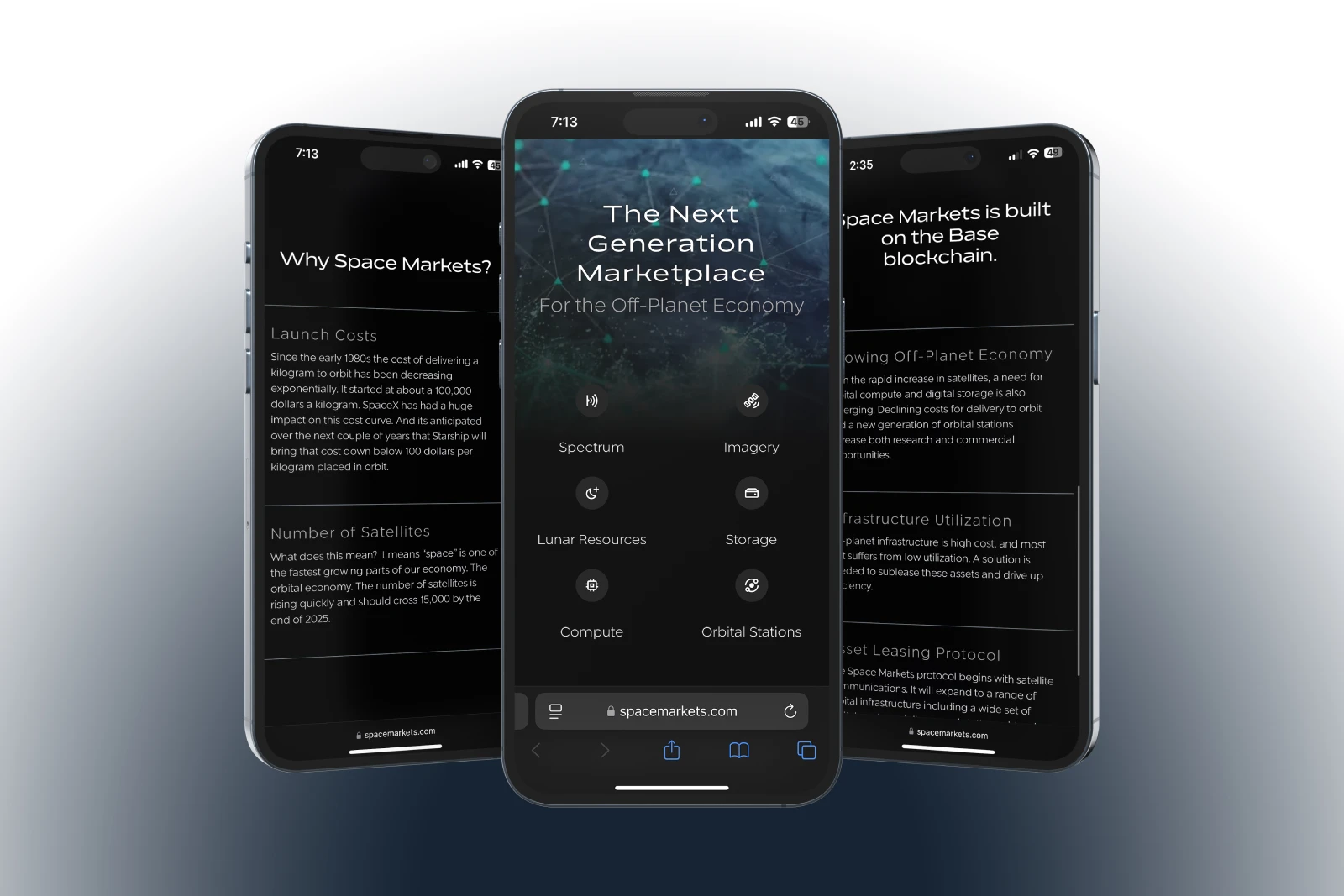 Space Markets Website Development gallery 2