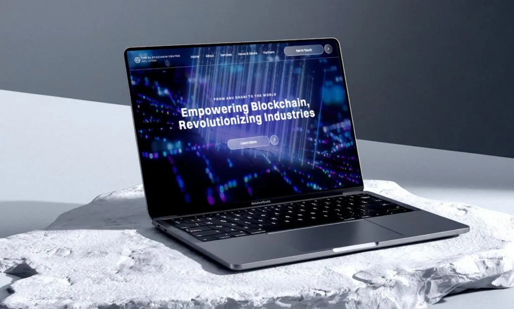 Abu Dhabi Blockchain Center Website Design & Webflow Development